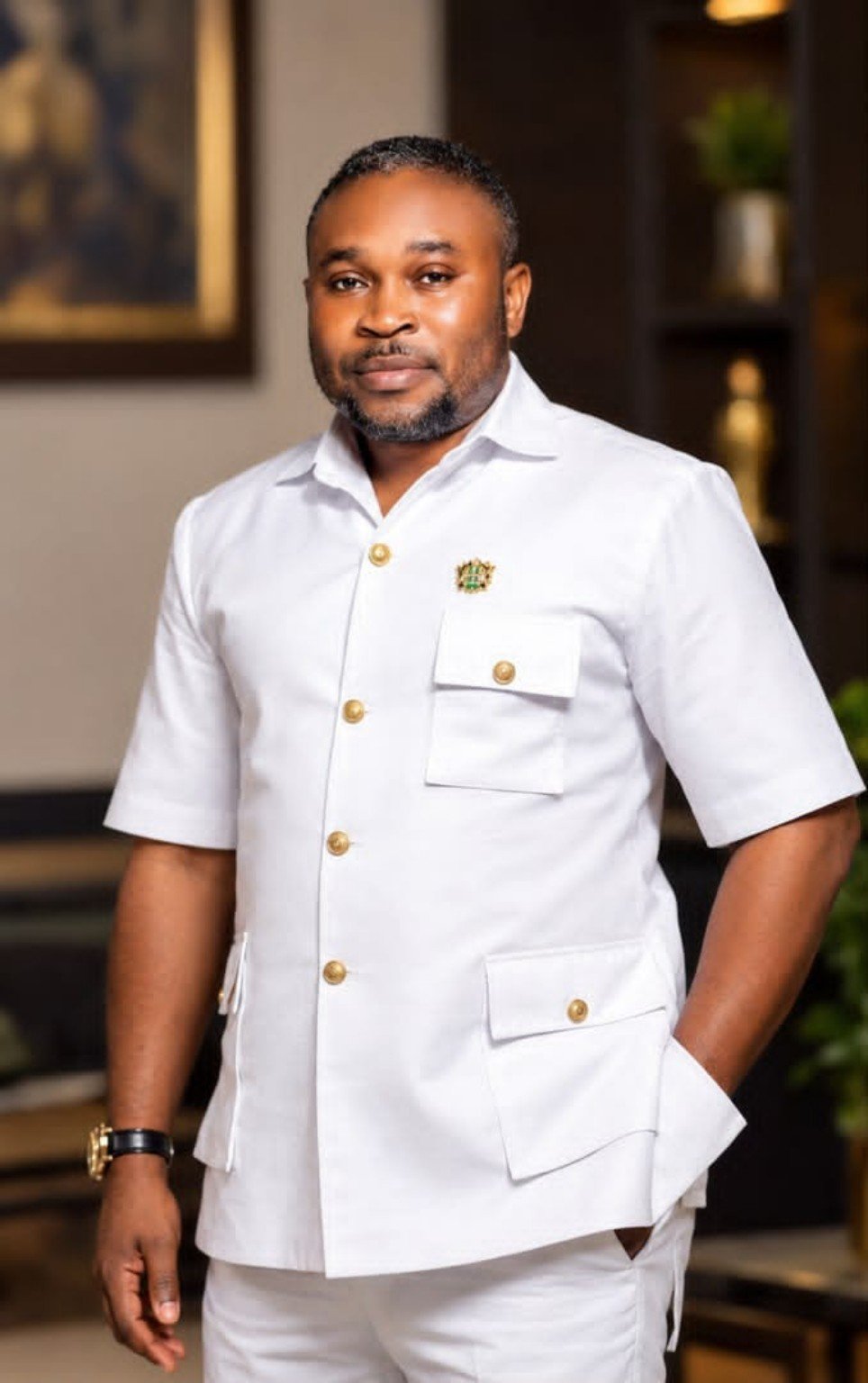 Portrait of John Kwame Duodu, known as Sir John